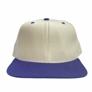 vintage new era pro model blank fitted hat cap size 6 7/8 deadstock NWOT 80s NOS