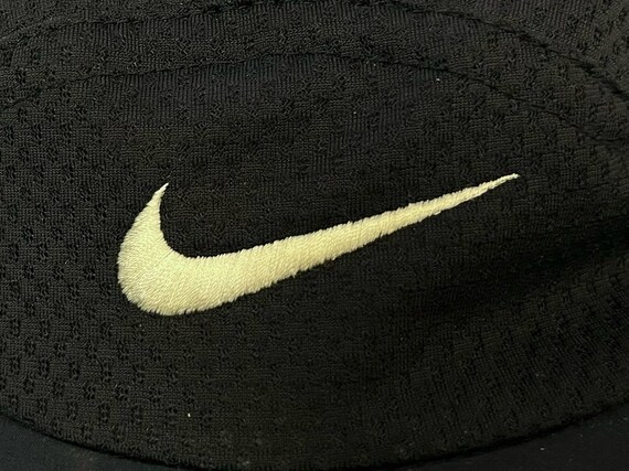 vintage nike black mesh adjustable panel cap adul… - image 2