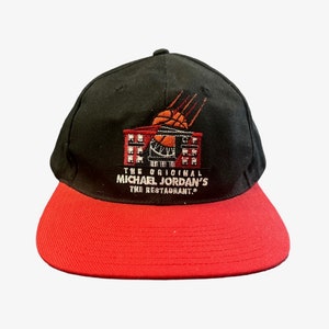 vintage nike michael jordan's the restaurant chicago bulls hat adult OSFA 90s image 1