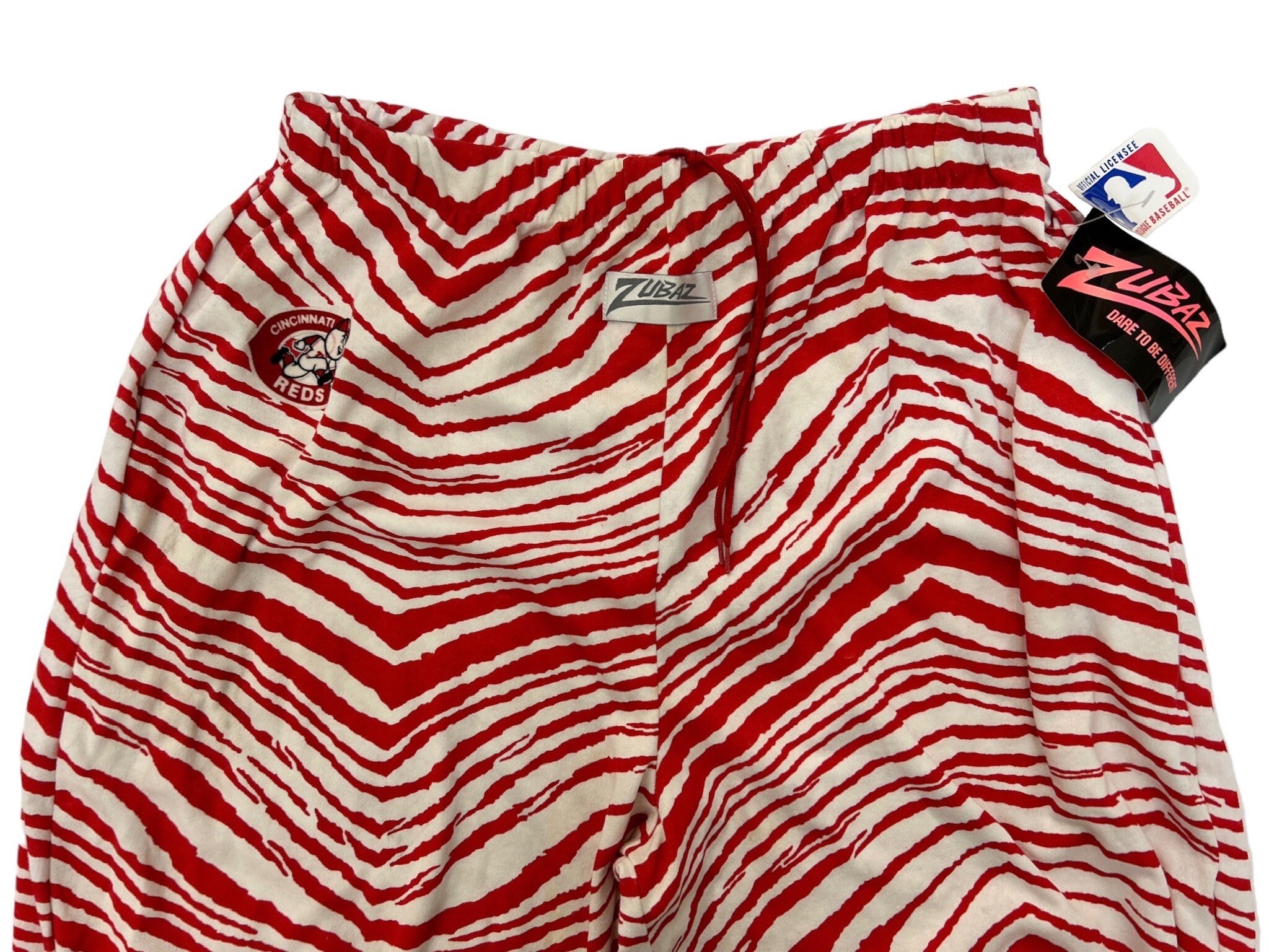 Vintage Cincinnati Reds Zubaz Pants Mens Size Large Deadstock NWT 90s Made in USA Etsy
