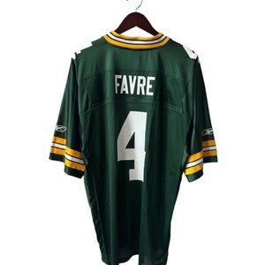 vintage reebok brett favre green bay packers jersey mens size XL deadstock NWT 90s