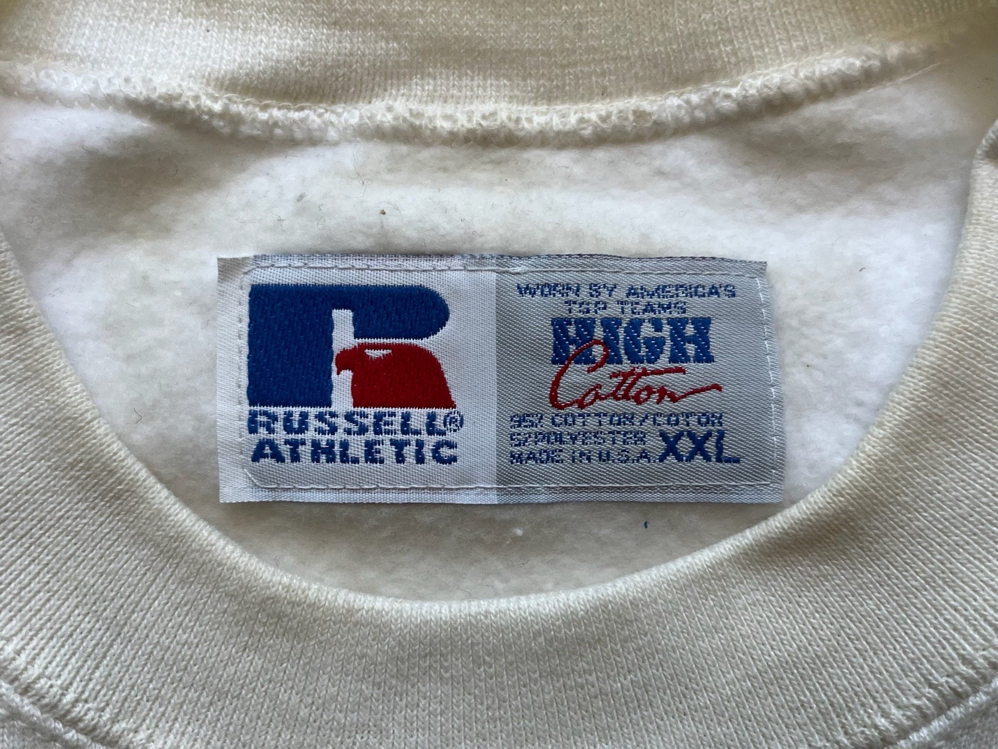 Vintage Russell High Cotton Heavyweight Crewneck Sweatshirt Mens