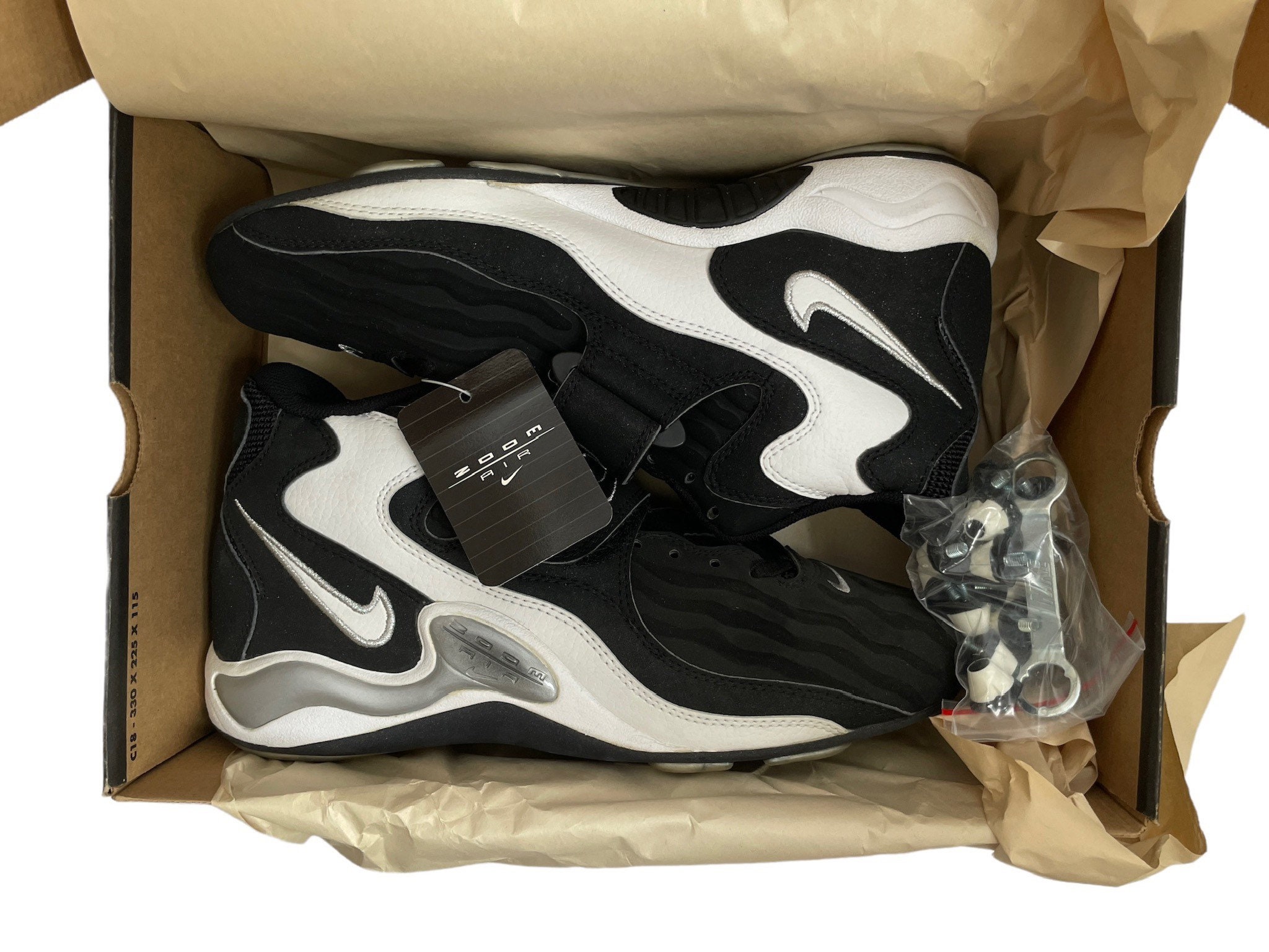 New in box vintage men\'s Nike football cleats air zoom assassin black white 14 Nike Men main image 3