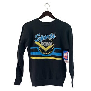 vintage PONY crewneck sweatshirt mens size small deadstock NWT 80s made in USA