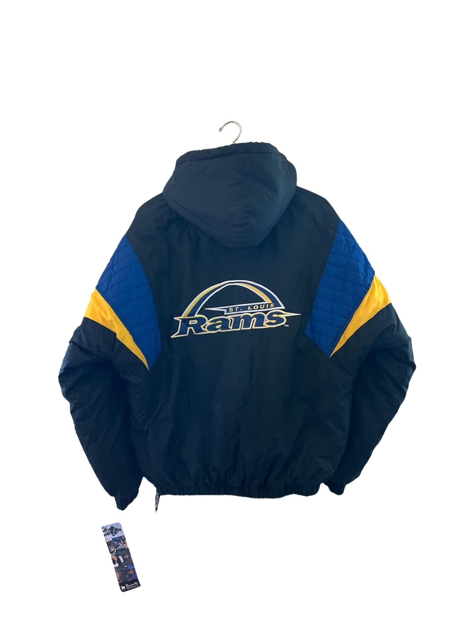 Rams Starter Jacket - Etsy Rams Starter Jacket - Etsy