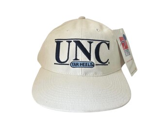 vintage unc North Carolina teer hakken hoed pet sportspecialiteiten volwassen OSFA dode inventaris NWT jaren 90