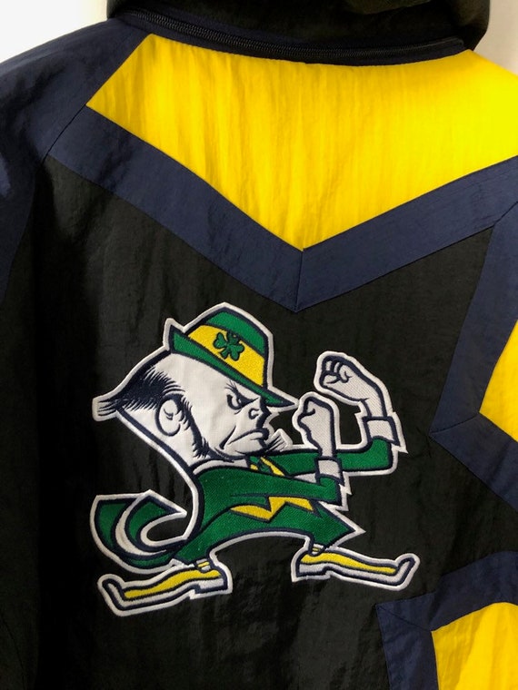 Notre Dame Football Jacket Men XL Vintage Champion Full Zip