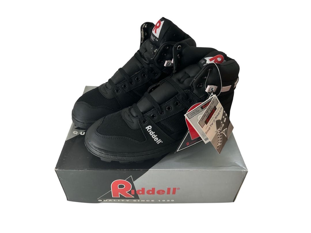 コンランショップ×SONNENLEDER football アンティーク Vintage Riddell Rattler High Football Cleats Shoes Mens Size 11
