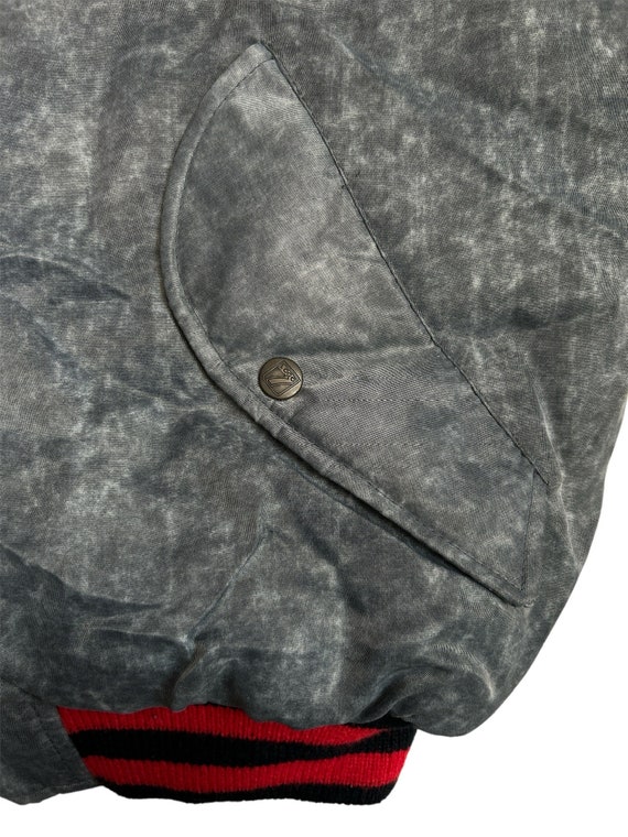 vintage chicago bulls acid wash jacket coat mens … - image 6