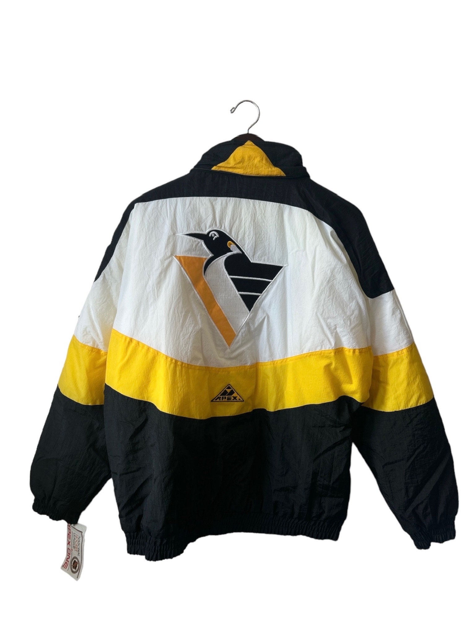 Vintage Pittsburgh Penguins Apex One Jacket Coat Mens Size