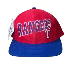 vintage twins enterprise texas rangers snapback hat cap adult OSFA deadstock NWT 90s MLB