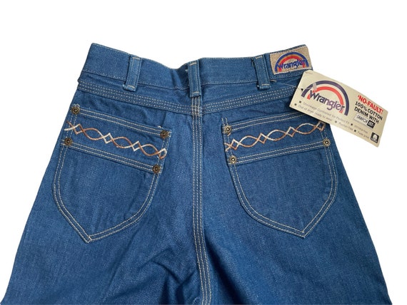 vintage wrangler bandolero straight leg jeans siz… - image 4