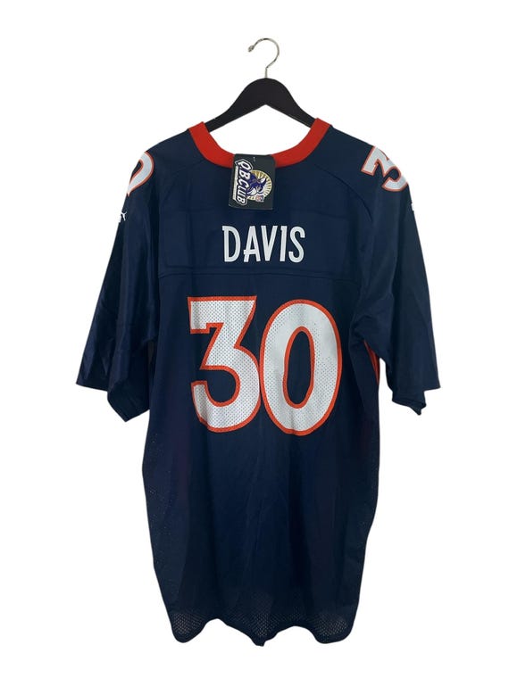 Vintage Puma Terrell Davis Denver Broncos Jersey Mens Size XXL