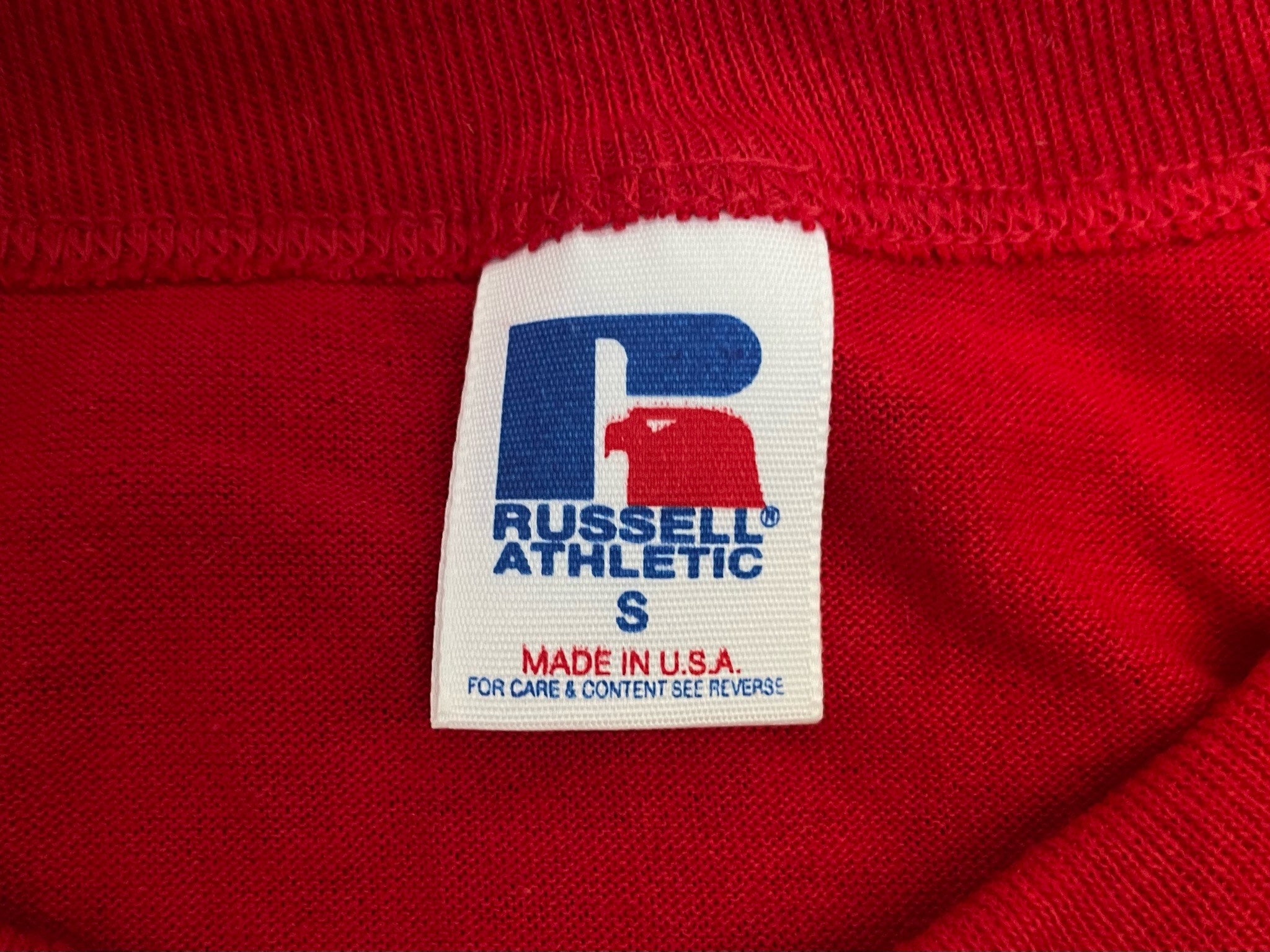 russell athletic tag history