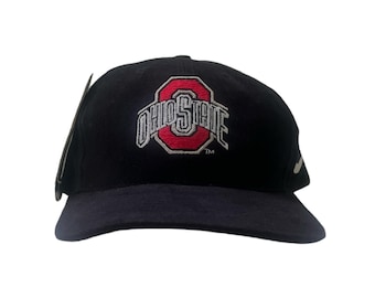 Vintage Ohio State Buckeyes Hat 90s Snapback Cap Champion Vintage Ohio State Buckeyes Hat 90s Snapback Cap Champion
