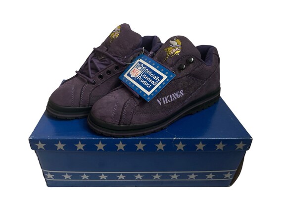 vintage minnesota vikings eastport sneakers mens … - image 4