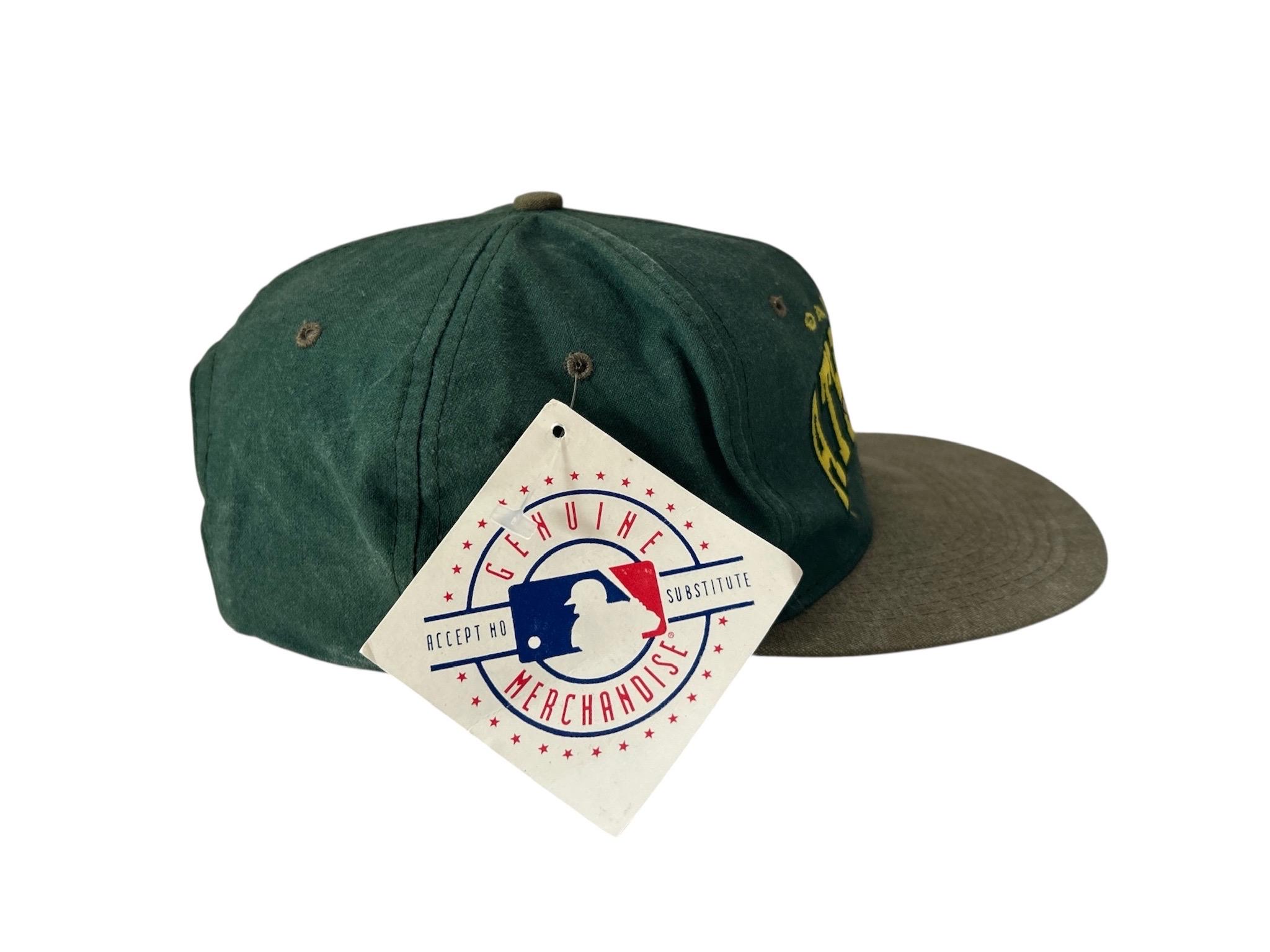 Vintage Oakland Athletics as Snapback Hat Cap Mens OSFA Deadstock