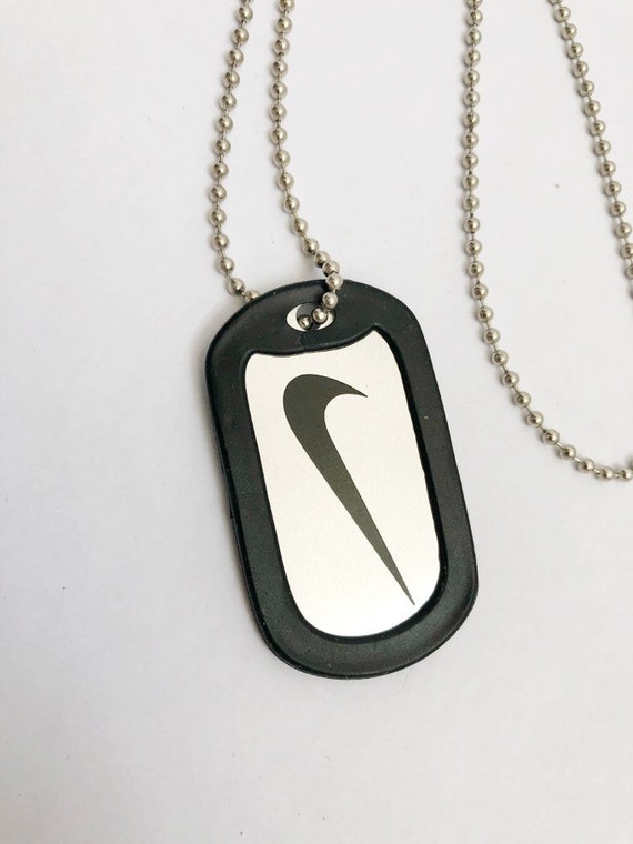 vintage nike ACG dog tag necklace 90s NIP deadsto… - image 4