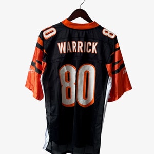 vintage reebok peter warrick cincinnati bengals jersey mens size medium deadstock NWT 00s