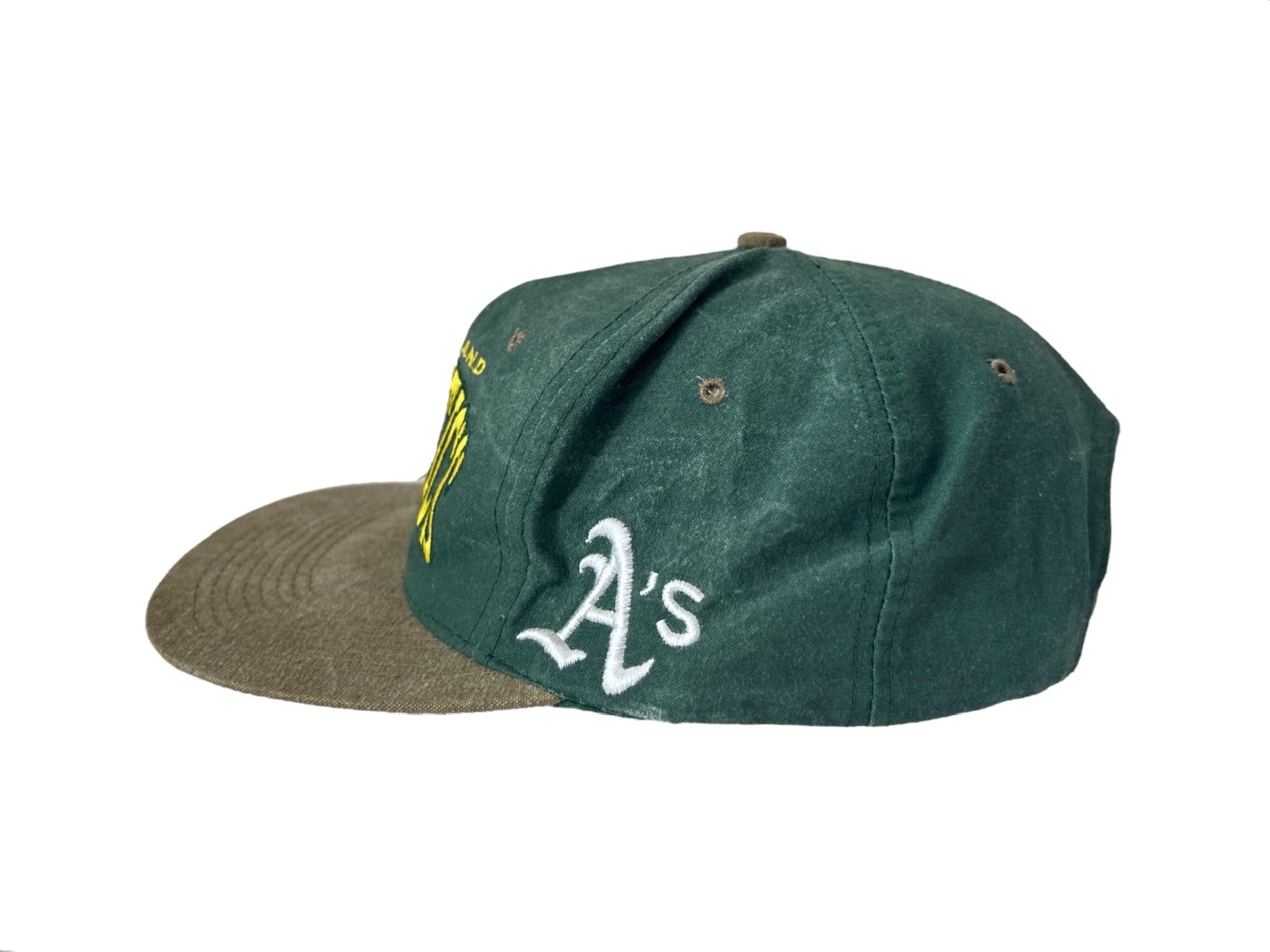 Vintage Oakland Athletics as Snapback Hat Cap Mens OSFA Deadstock