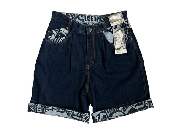 Vintage Get Used Denim Jean Shorts Mens Size 30 Deadstock