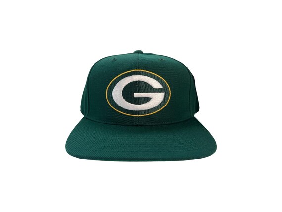 Vintage Green Bay Packers Fitted Hat Cap Adult Size 7 Deadstock 