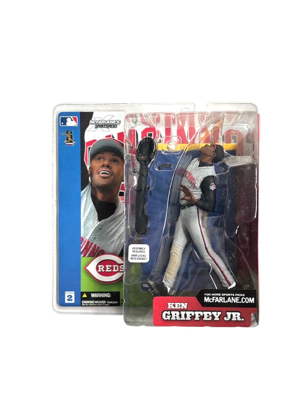 Vintage Ken Griffey Jr Cincinnati Reds Figure Toy Mcfarlane Series