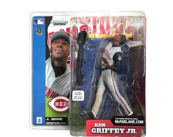 Vintage Ken Griffey Jr Cincinnati Reds Figure Toy Mcfarlane Series