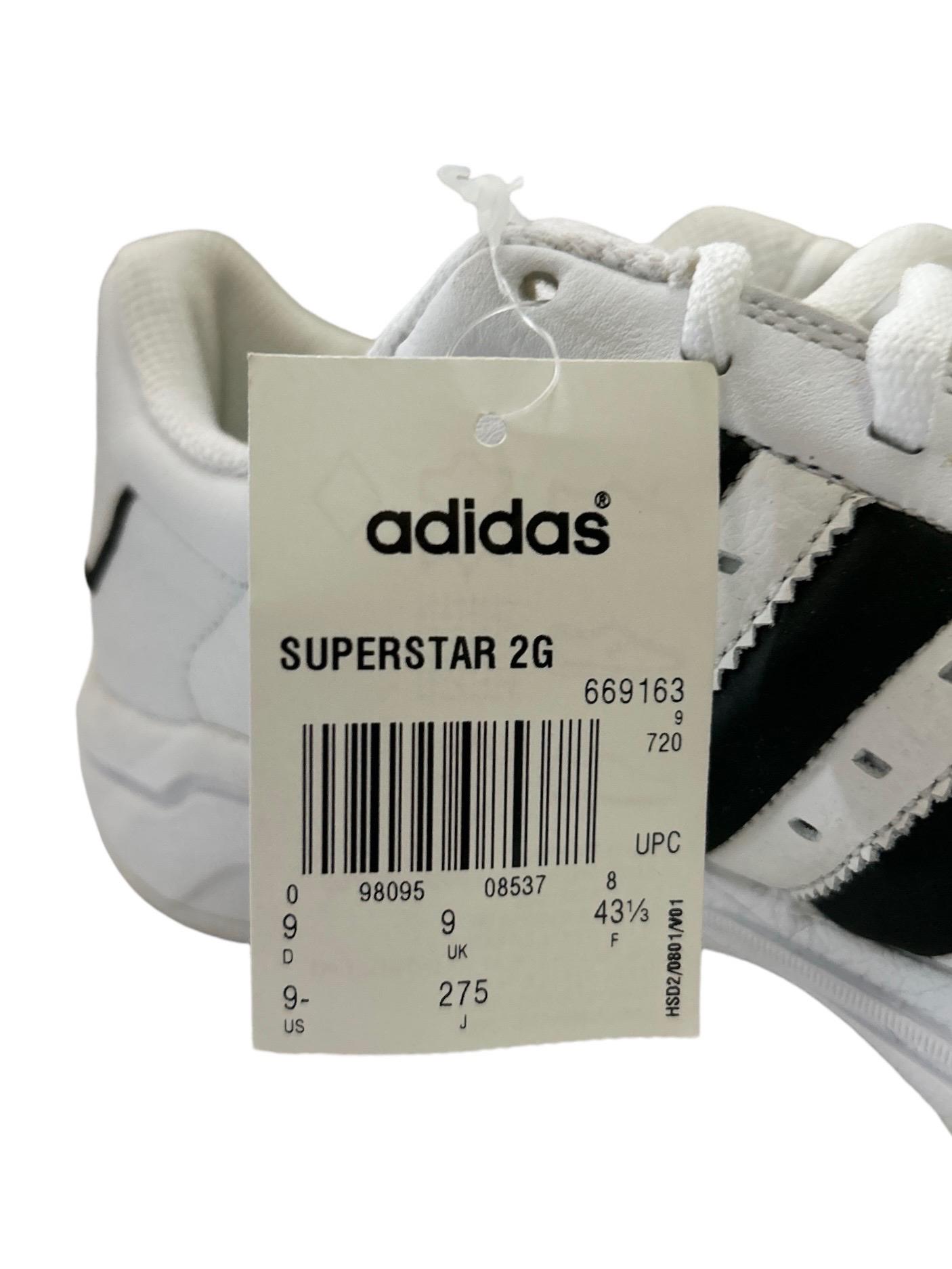 Vintage Adidas Superstar 2G Low Basketball Sneakers Shoes Mens Size 9.5 Deadstock NIB 2002 Etsy Norway