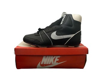 Botines de fútbol vintage Nike Open Field para hombre, talla 9, stock descatalogado, sin estrenar, años 80, 1989