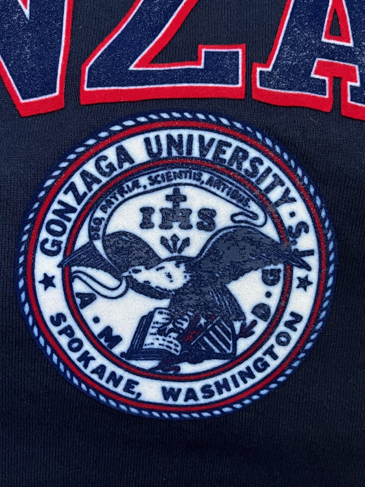 Vintage Gonzaga Bulldogs Sweatshirt Mens Size Large Deadstock NWT 
