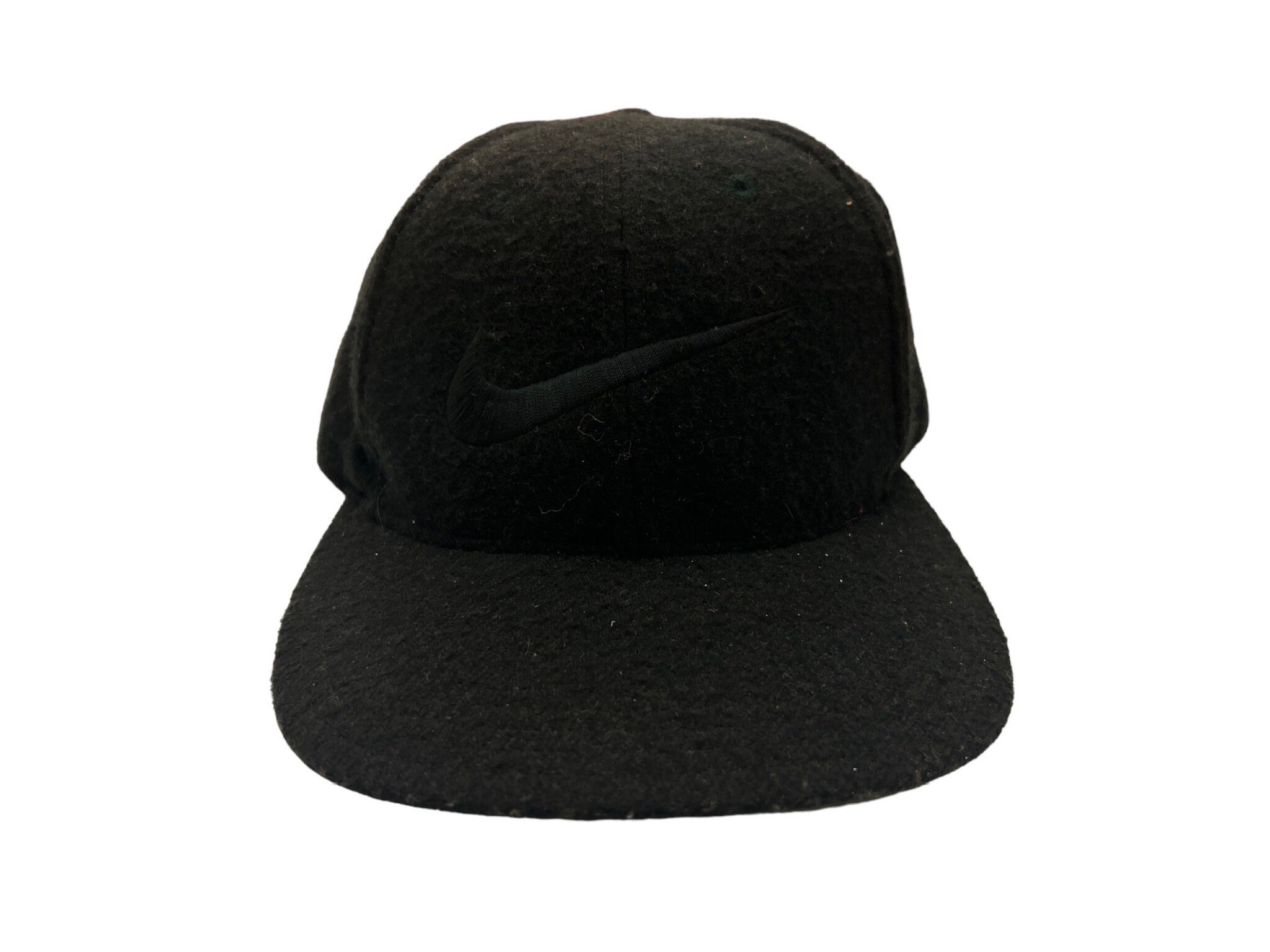 VINTAGE 90s NIKE BIG SWOOSH ADULT WOOL STRAPBACK HAT