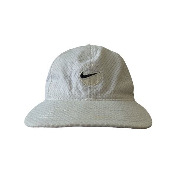 vintage nike mesh panel click back hat cap adult OSFA 90s