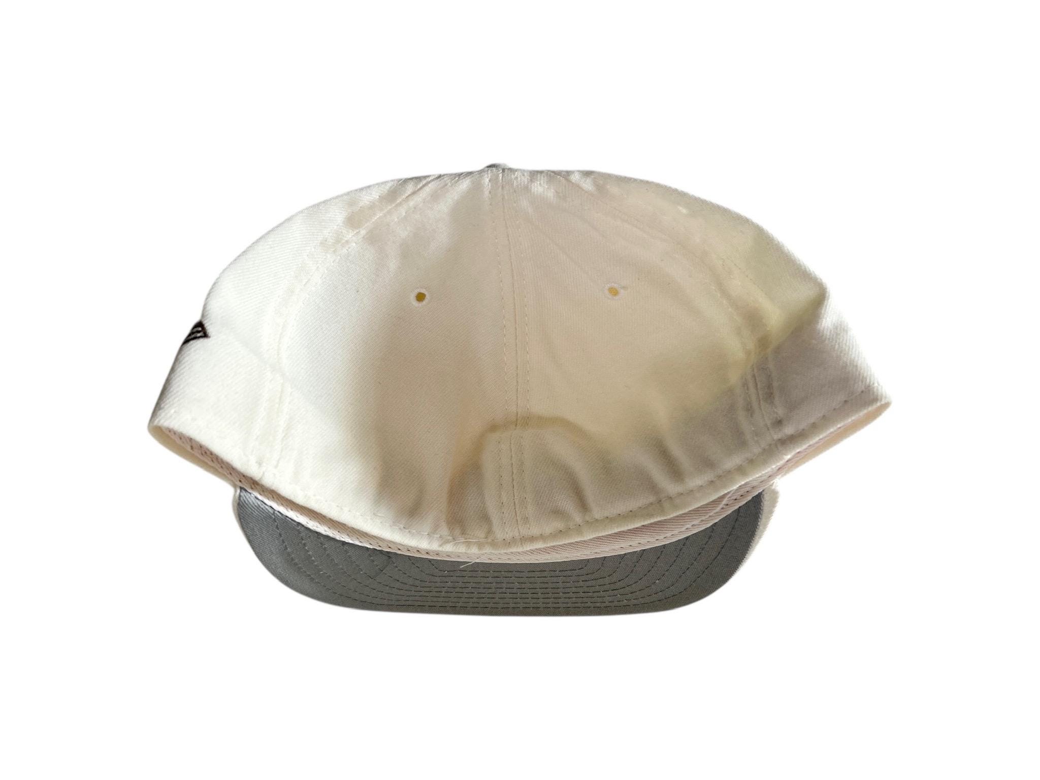 Vintage New Era Blank Fitted Hat Cap Size 7 1/8 Deadstock 