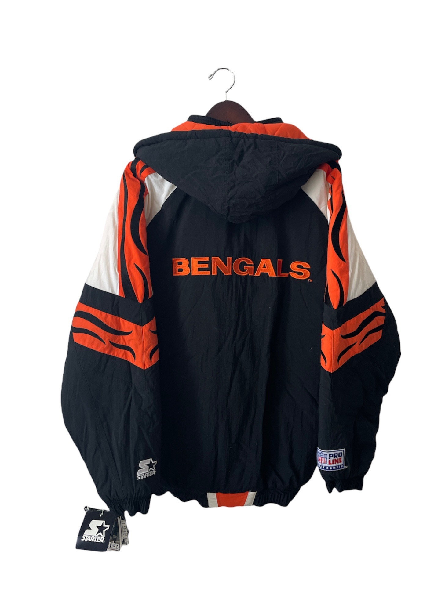 Vintage Cincinnati Bengals Starter Jacket Puffer Coat Mens Vintage Cincinnati Bengals Starter Jacket Puffer Coat Mens