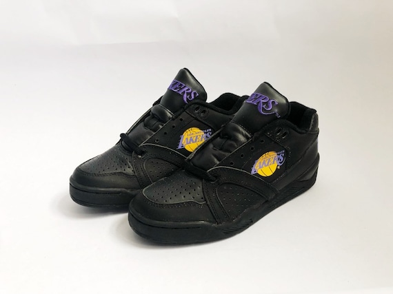 Vintage Converse Ox Los Angeles Lakers Shoes Sneakers Mens Size 7 Deadstock NIB 90s Etsy