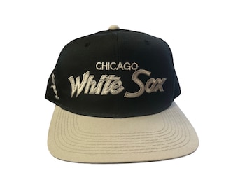 vintage chicago white sox snapback hat cap adult OSFA 90s MLB baseball