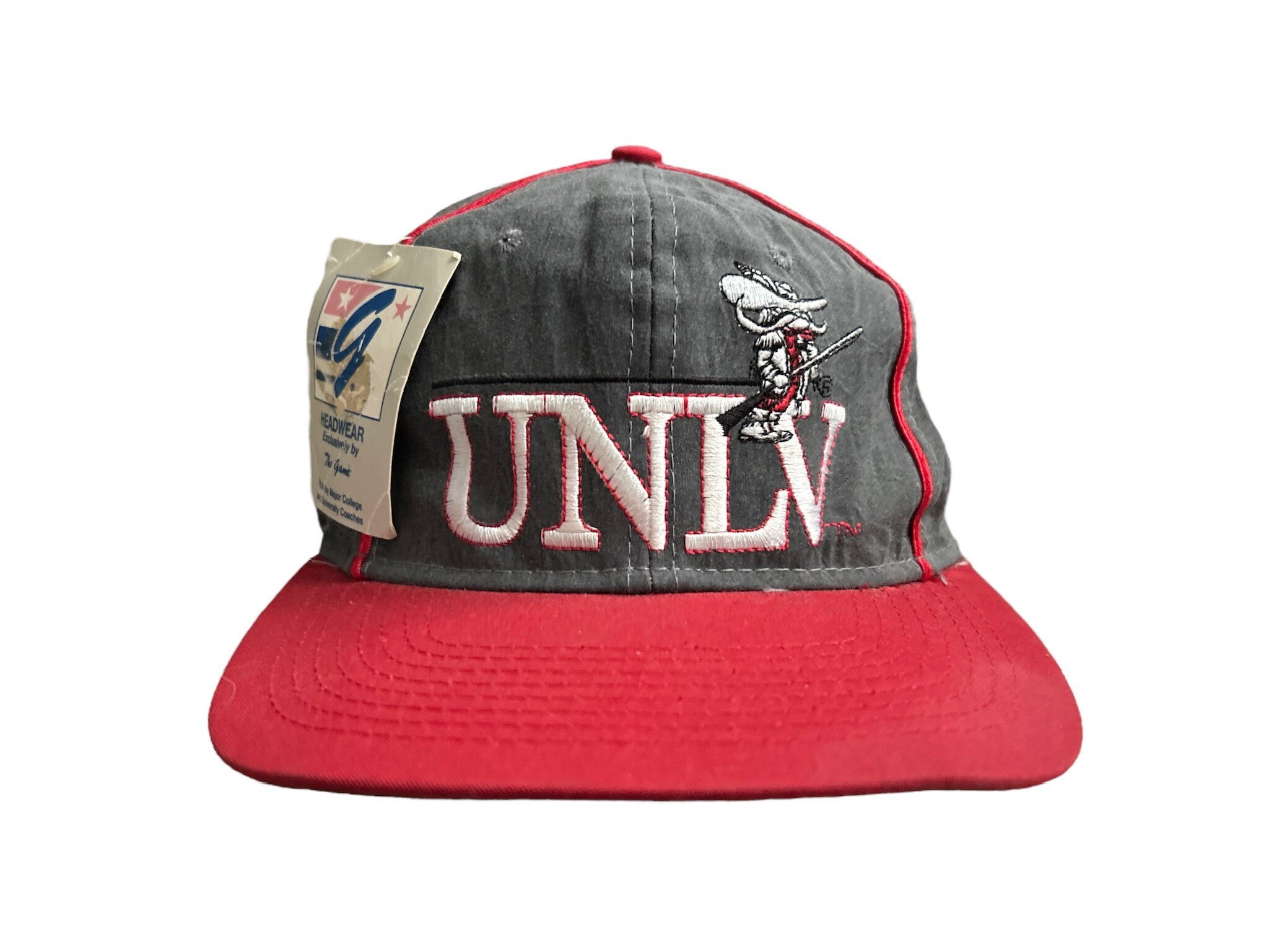 Vintage University Of Nevada, Las Vegas UNLV Runnin Rebels Twill Snapback  Hat
