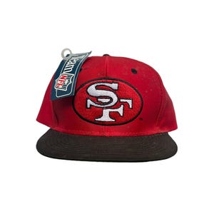 vintage san francisco 49ers snapback hat cap adult OSFA deadstock NWT 90s NFL