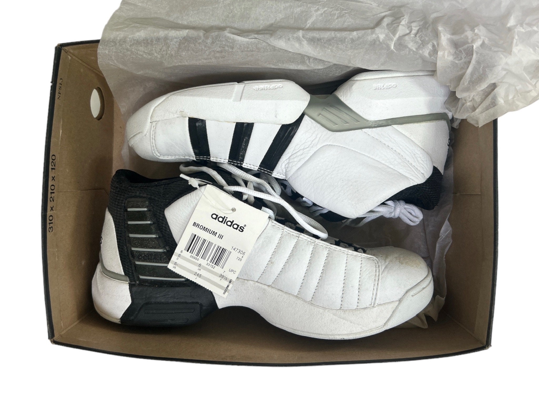 Vintage Adidas Bromium III Basketball Sneakers Shoes Mens  display picture 2