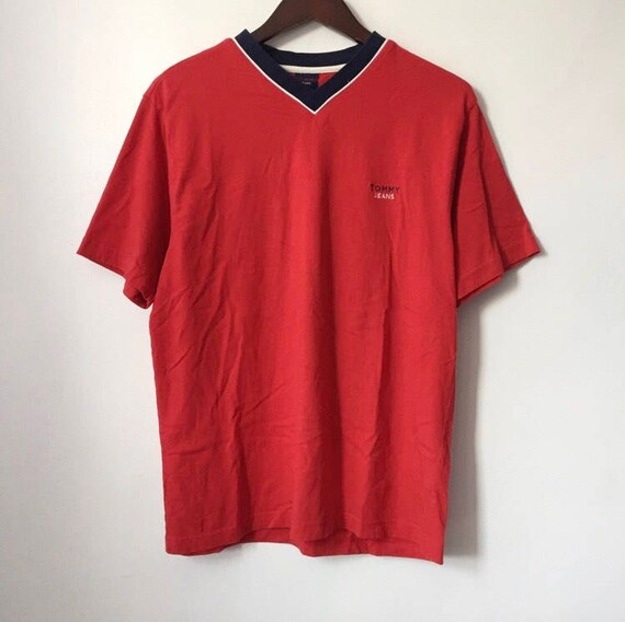 tommy jeans t shirt mens 90s