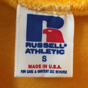 legit vintage X russell athletic hoodie mens size small deadstock NWT 90s made in USA image 3