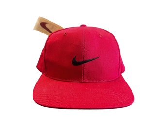 vintage nike canvas snap back hat czapka dla dorosłych OSFA deadstock NWT 90s