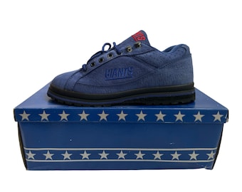 vintage gigantes de nueva york zapatos eastport zapatillas hombres tamaño 7 deadstock NIB 90s