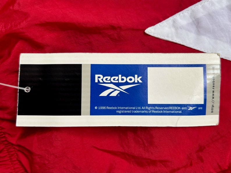 90s Reebok Tag Vintage Reebok Vector Windbreaker Lightweight Jacket Mens Size Large ...