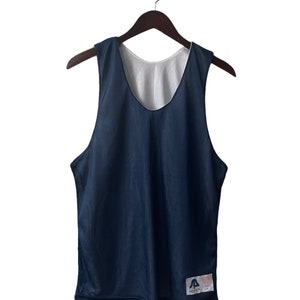 vintage sports belle reversible mesh jersey tank top mens size medium deadstock NWOT 80s made in USA
