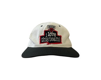 vintage starter chicago bulls me encanta este equipo snapback sombrero gorra adulto OSFA 90s