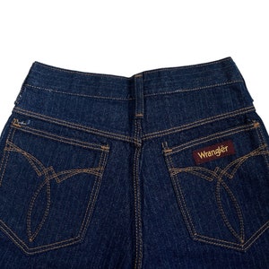 vintage Wrangler Streifen Jeans Hose Größe 30M 30x30.5 gerades Bein Neu mit Etikett 80er Jahre Bild 5