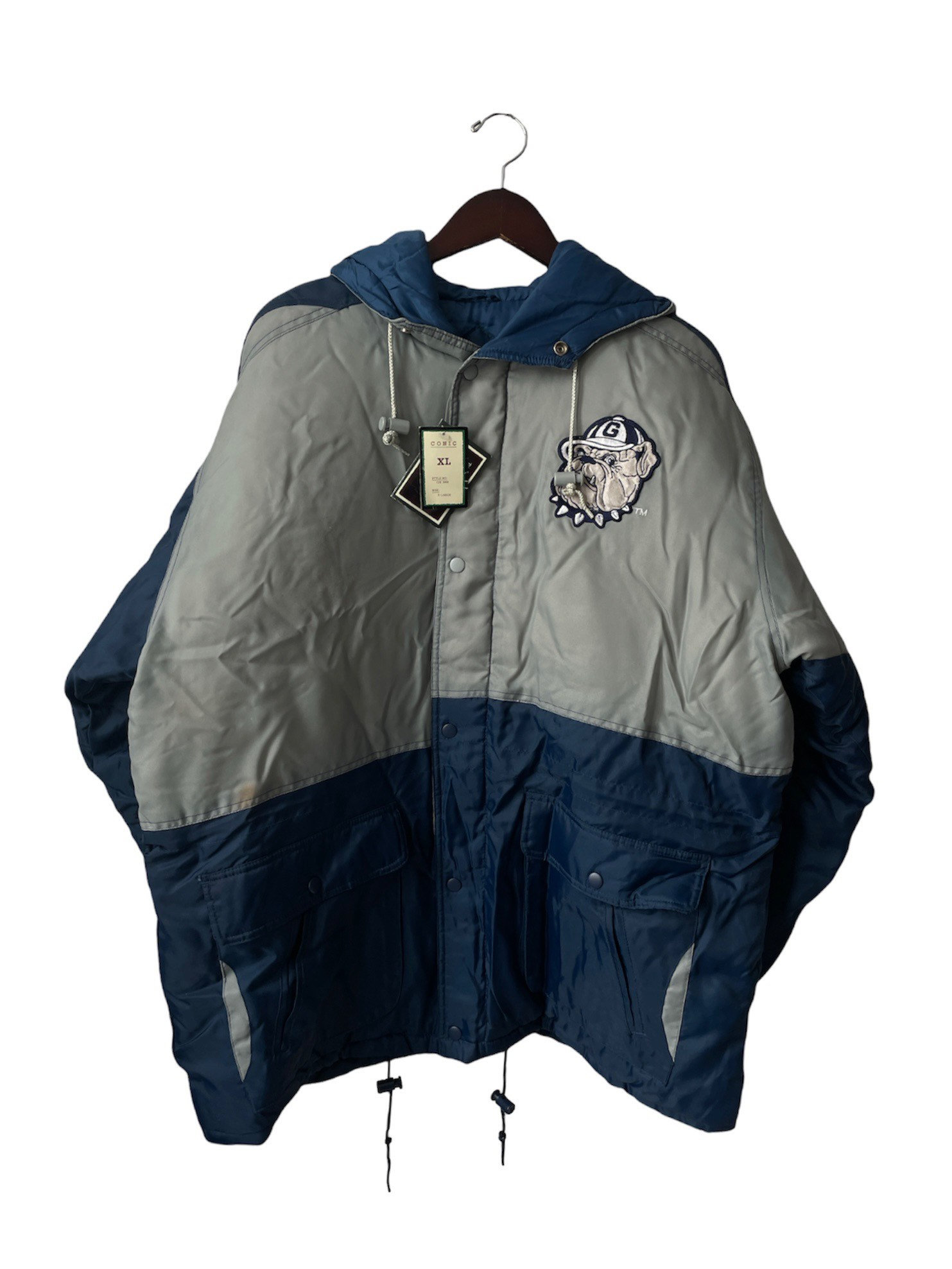 Vintage Georgetown Hoyas Conic Jacket Coat Mens Size XL Deadstock