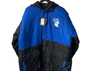 Vintage 90's Very Rare Starter Duke University Blue Devils Puffer